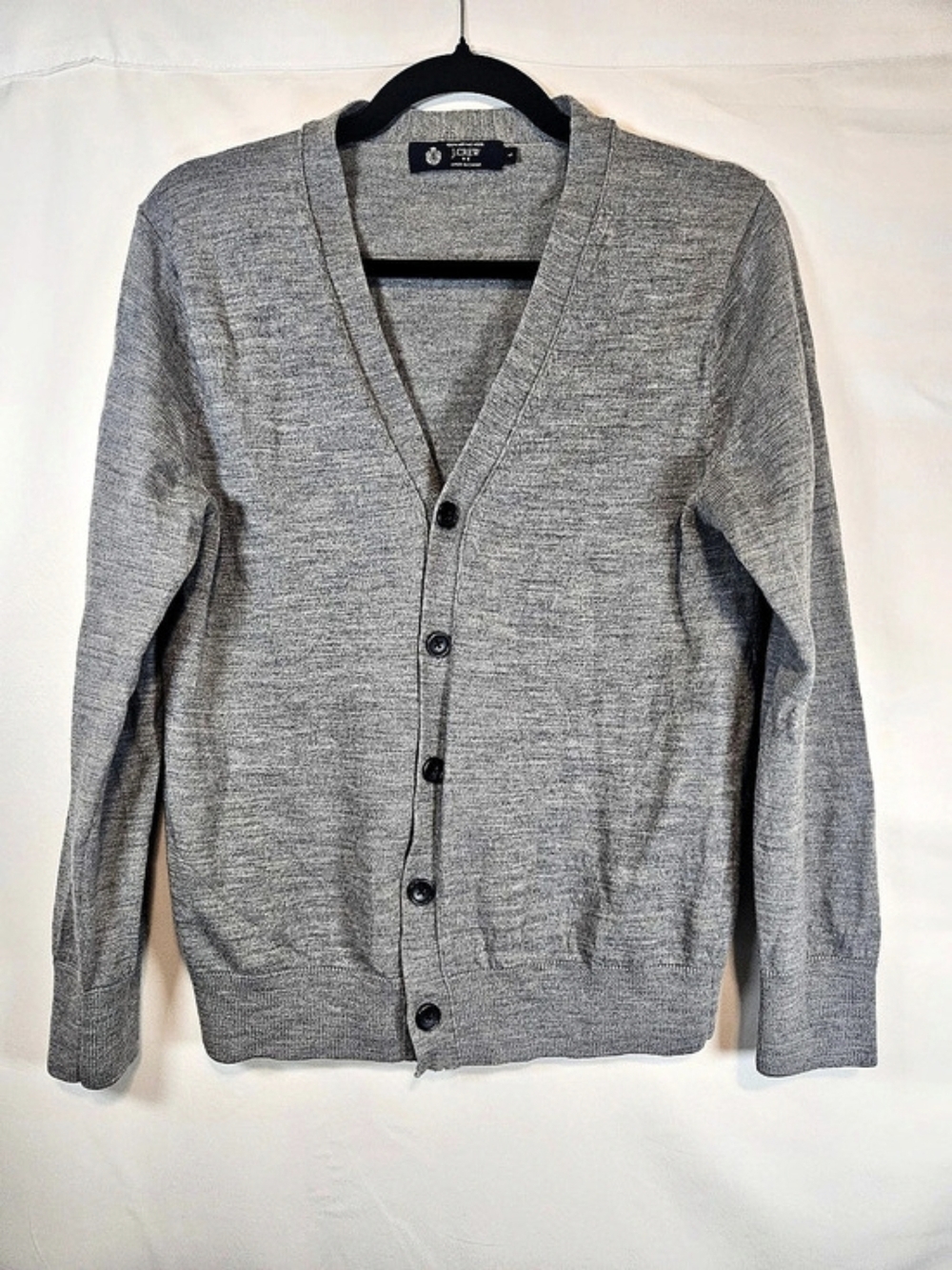 J.Crew Merino Wool Cardigan Gray Size Small Button-front